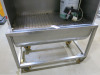 Stainless Steel Wash Out Vessel on Mobile Frame. Size H200 x W120 x D70cm. - 2