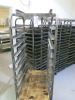 6 x Stainless Steel 18 Tier Mobile Oven Racks. Comes with 104 x Stainless Steel Trays. - 3