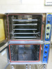 Pair of Metos Oven on Stainless Steel Rack Stand to Include: CHEF 5, Item 4570403, S/N 075350-01 & CHEF 20, Item 3594031, S/N 035348-03. Comes on Stainless Steel Stand. - 2