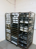 Approx 600 Assorted Used Cake Tins in Various Sizes with 3 x 18 Rack Trolley's Included. - 2
