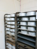 Approx 600 Assorted Used Cake Tins in Various Sizes with 3 x 18 Rack Trolley's Included. - 3