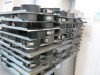 Approx 600 Assorted Used Cake Tins in Various Sizes with 3 x 18 Rack Trolley's Included. - 9