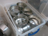 9 x Crates of Assorted Cake Tins in Various Sizes. - 2