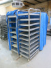 4 x Stainless Steel Mobile Oven Racks to Include: 3 x 10 Shelf & 1 x 8 Shelf with 34 x Trays & 3 x Covers. - 3