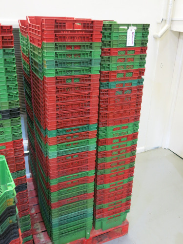 120 x Multi Purpose Stackable Crates, Size H20 x W60 x D40cm.