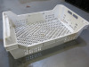 140 x Multi Purpose White Stackable Crates, Size H16 x W60 x D40cm. - 2