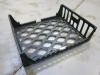 66 x Black Stackable Bakery Trays. Size H18 x W66 x D55cm. - 3