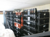 140 x Black Stackable Bakery Trays. Size H18 x W66 x D40cm. - 2