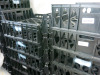 140 x Black Stackable Bakery Trays. Size H18 x W66 x D40cm. - 3