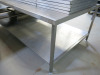 Stainless Steel Prep Table with Shelf Under. Size H70 x W200 x D110cm. - 2