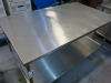 Stainless Steel Prep Table with Shelf Under on Castors. Size H83 x W170 x D100cm. - 2