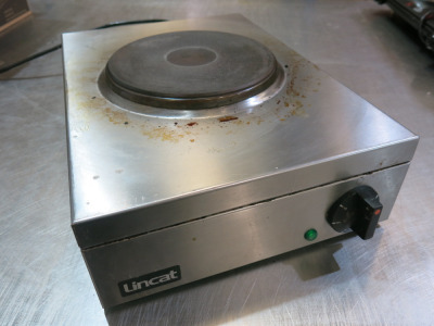 Lincat Single Ring Electric Countertop Boiling Top, Model LBR.