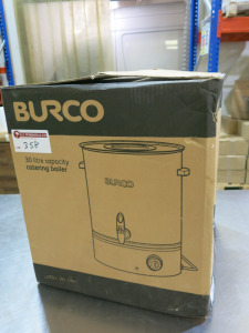 Boxed New Burco 30Lt Manual Fill Catering Boiler.