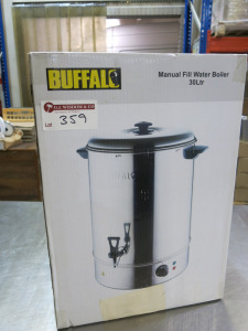 Boxed New Buffalo 30Lt Manual Fill Catering Boiler.