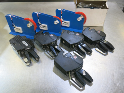 4 x Manual Bag sealers & 5 x Label Guns