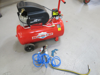 Clarke Rader Air Portable Compressor, 2HP Ranger 8/50. Comes with Air Filter Regulator.