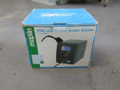 Maplin 60W LCD Screen Solder Station, Boxed, Unused.