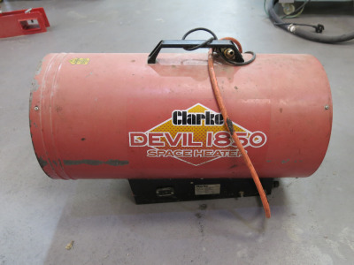 Clarke Propane Gas Space Heater Model Devil 1850.