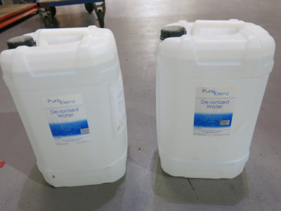 2 x 25Litre Pure Klenz De-Ionised Water.