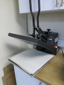 Heat Press Machine, Model HP3804, S/N 10003, DOM 05/2014.