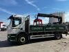 SN71 YLH: DAF Trucks LF 290 Grab Lorry, Fitted with Hiab X-HIDUO 118B-2 & Brick Grab with Wireless Hand Held Controller, 18,000kg Gross, Mileage 114,447km. Comes with Key, V5 & History Document Folder. - 5