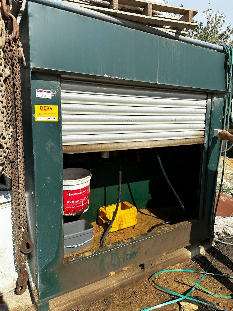 Fuel Shutterbox 15,000 Litre Bunded Fuel Tank with Piuso Cube56 Pump, Electric Roller ...