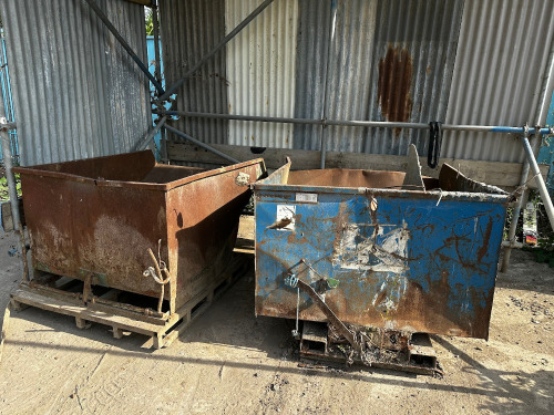 2 x Forklift Tipping Bins. (LOCATED IN YARD 3).