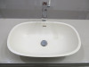 Free Standing Bathroom Vanity Unit with Shelf Under, in Highly Polished Light Grey with Metal Frame, Size H70 x W180 x D60cm. Comes with Vaschetta Appoggio D4R White Hand Basin & Dorn Bracht Mixer Lever Tap, Hand Basin Size W65 x D39cm. - 11
