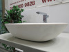 Free Standing Bathroom Vanity Unit with Shelf Under, in Highly Polished Light Grey with Metal Frame, Size H70 x W1054 x D60cm. Comes with Vaschetta Appoggio D4R White Hand Basin & Dorn Bracht Mixer Lever Tap, Hand Basin Size W65 x D39cm. - 6