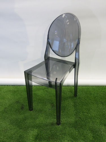 Victoria Ghost Kartell S+ARCK Chair in Ghost Grey.