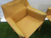 Vintage Pair of Mario Bellini Cassini Cab 413 Tan Leather Armchairs. - 5
