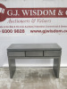 Nico Villeneuve London Sideboard with 3 Drawers in Textured Aluminium Finish. Size H96 x W1440 x D48cm.