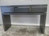 Nico Villeneuve London Sideboard with 3 Drawers in Textured Aluminium Finish. Size H96 x W1440 x D48cm. - 6