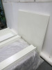 Ikea Malm Single 3ft Bedframe in White with Headboard, Mattress and 2 Drawers On Castors. Size L72" x W36". NOTE: castors require attention. - 4