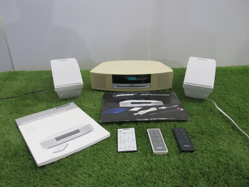 Bose Wave Music System to Include: 1 x Wave Music System, Model AWRCC6 with Manual & Remote with Pair of Bose 151 SE Speaker System & 2 x Bose Remotes.