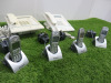 2 x Panasonic KX-T7633 Digital Super Hybrid System Hand Sets & 4 x Panasonic PSLP1257YA Cordless Phones with Bases. - 2