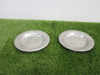 Pair of Carrol Boyes Pewter Plates, Size Dia 20cm.