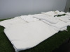 Quantity of White John Lewis Towels & Face Flannels to Include: 3 x Bath Towels, 5 x Towels & 3 x Face Flannels. - 3