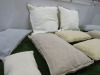 5 x Pairs of Assorted Sized Cushions in Different Colours & Fabrics. - 7