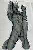 David Begbie (1955 - Current) Hand Sculpted Contemporary Figurative Art of a Kneeling Male Torso Wire Sculpture. Signed by Artist & Dated 87 in Perspex Case. Size H153 x W102 x D19cm. Special Notice: Artist's Resale Right ("Droit de Suite"). If the Artis