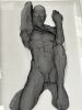 David Begbie (1955 - Current) Hand Sculpted Contemporary Figurative Art of a Kneeling Male Torso Wire Sculpture. Signed by Artist & Dated 87 in Perspex Case. Size H153 x W102 x D19cm. Special Notice: Artist's Resale Right ("Droit de Suite"). If the Artis - 5