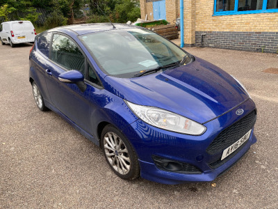 AY16 SBU: Ford Fiesta Sport TDCi Car/Derived Van, Diesel, 1500cc, Manual. Mileage 130,145, MOT to 04/10/2024. Comes with Keys & V5.