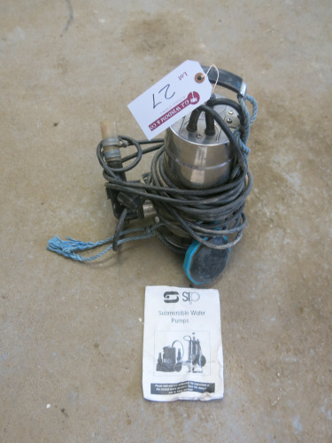 SIP Stainless Steel Submersible Water Pump.