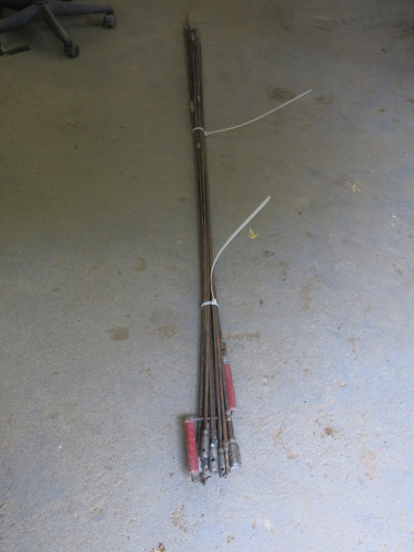 Set of Rods for Unblocking Monitoring Well Pipe.