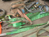 4 x Lifting Strops & 7 x Ratchet Straps. - 7