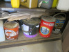 2 Door Metal Cabinet Containing Line Marker Aerosols, Various Spray Items and Oil Cans. - 6