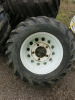 Set of 4 Wheels & Floatation Tyres, 31 x 15.50-15, 5 x Stud Landrover Fittings for Danmdo Rig Axles. - 2