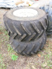 Set of 4 Wheels & Floatation Tyres, 31 x 15.50-15, 5 x Stud Landrover Fittings for Danmdo Rig Axles. - 8