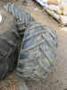 Set of 4 Wheels & Floatation Tyres, 31 x 15.50-15, 5 x Stud Landrover Fittings for Danmdo Rig Axles. - 9