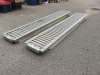 Pair of Ifor Williams Aluminium Plant Ramps, 2.2m Long. - 2